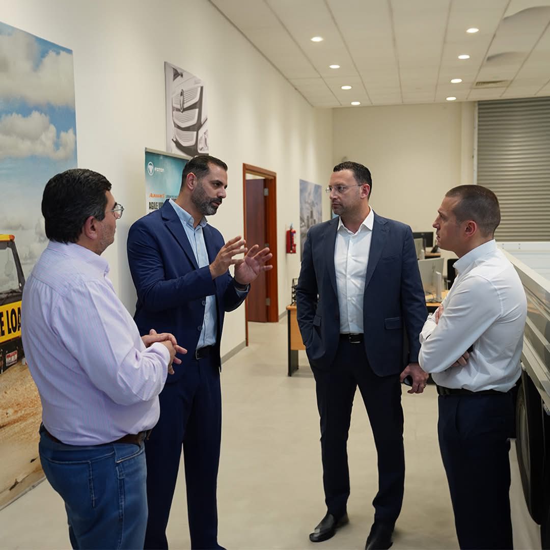 Fleet vehicle undergoing sanitization